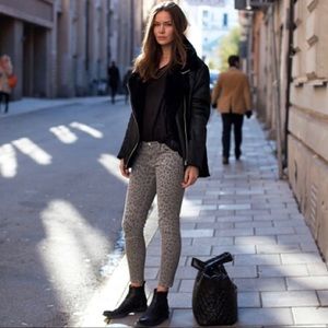 Current/Elliott "The Stiletto” Jeans in Leopard Print (27)